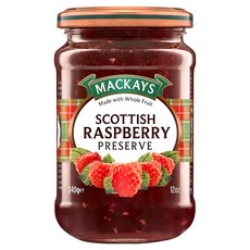 MACKAYS 梅凱 蘇格蘭 覆盆莓 果醬, 340g, 1罐