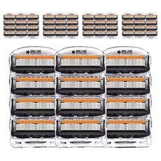 Brillare 吉列相容5層刮鬍刀片, 1入, 60個
