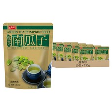 盛香珍 綠茶南瓜子, 130g, 10包