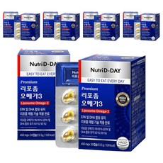 Nutri D-DAY 頂級脂質體Omega-3 13.5g, 30錠, 10個