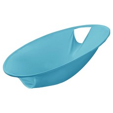 MEO Laundry Bucket 家用可折疊便攜式洗衣移動收集洗衣網籃, 1個, 天藍色