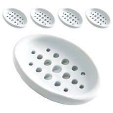 물빠짐 손빨래 비누받침, 블루, 5개