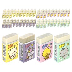 Pinkfoot Little Friends橡皮擦4款 各8入, 混色, 3組