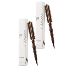 Gloss & Glow Volume Pak 根卷刷, 棕色, 2個