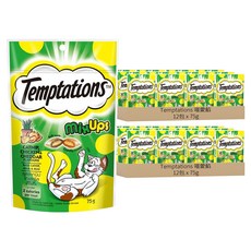 Temptations 喵愛餡 貓點心 三重奏, 貓薄荷 + 嫩雞及起司, 75g, 24包