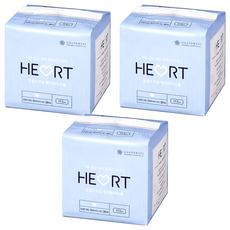 JilGyungYi 質更益 Heart加長型護墊, 17.5cm, 20片, 3包