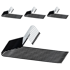 Joeun Living 防滑褲架, 黑色, 40個