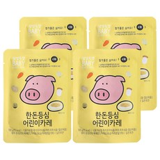 설성목장 한돈 등심 어린이 카레, 4개, 100g