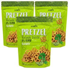 미니 프레첼 와사비맛, 300g, 3개