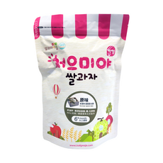 Ssalgwaja 米餅村 米餅 6個月以上, 原味, 40g, 1包