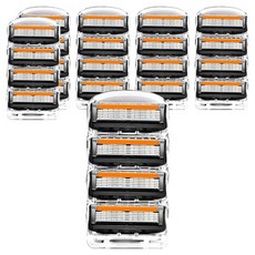 DAON SELECT 吉列相容款 新款鋒隱5層刮鬍刀片, 1入, 24個