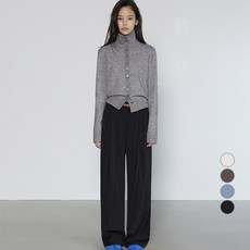 MICHIKOLONDON 女款雙褶寬版西裝褲