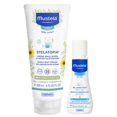 mustela 慕之恬廊 潤膚晚霜 200ml+洗臉凝膠 50ml, 1組