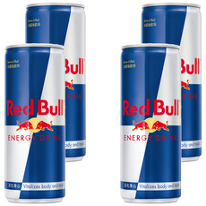 Red Bull 紅牛 能量飲料, 250ml, 4罐