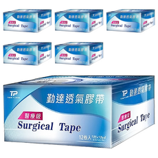 勤達 醫療級通氣膠帶, 12捲, 6盒
