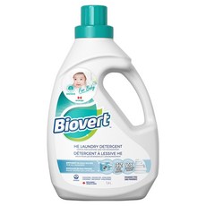 Biovert 加拿大 EcoLogo 優質嬰兒洗衣精 無香, 1個, 1.4L