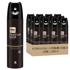 KOBAYASHI 小林製藥 消臭元 PARFUM NOIR 浴廁除臭噴霧, 280ml, 28瓶