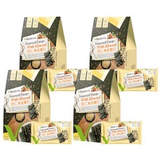 Vilson 米森 海苔脆片 杏仁 5包, 90g, 4盒