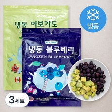 웰프레쉬 냉동블루베리 500g + 냉동아보카도 500g (냉동), 3세트