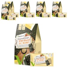 Vilson 米森 海苔脆片 杏仁 5包, 90g, 6盒