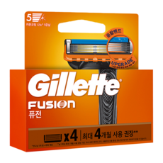 吉列鋒隱手動刮鬍刀片, 1個, 1盒