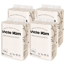 Uncle Kim竹子天然紙漿3層捲筒衛生紙, 30m, 4個, 30入
