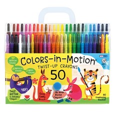 COLORS-in-Motion 旋轉蠟筆 Set, 50色, 1組