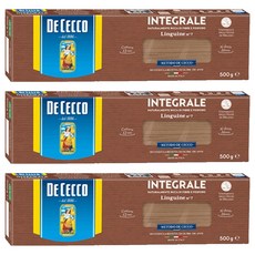 DE CECCO 得科 全麥義大利麵, 500g, 3個