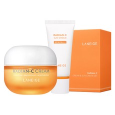 라네즈 래디언씨 크림 30ml + 선크림 30ml 세트, 1세트