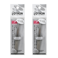 LOTRON 弓型小粉刺夾 L-218 8 x 0.7 x 0.2 cm, 銀色, 2個
