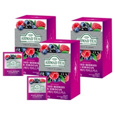 AHMAD TEA 綜合莓果&洛神花茶包, 2g, 20包, 3盒