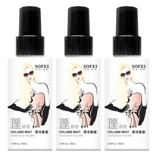SOFEI 舒妃 蓬狠型 漂浮蓬蓬 3瓶, 90ml, 1組