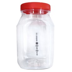 花生罐, 透明 + 紅色, 1罐