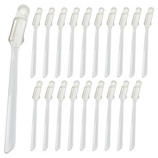Burend安全修眉刀, 白色, 20個