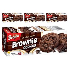 巧克力布朗尼軟餅乾, 126g, 4盒