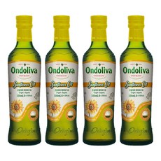 Ondoliva 奧多利瓦 葵花油, 500ml, 4個