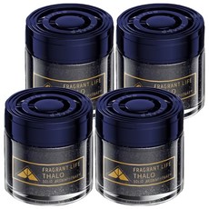 小麥購物 車用星空香膏 附固定黏膠 S366 221g, 4罐, 古龍