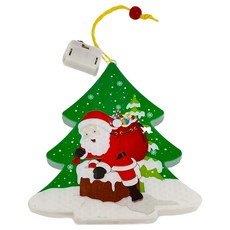 LED聖誕掛燈 暖白光, 金色 + 綠色, 1個