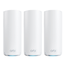 Netgear 台灣公司貨 Orbi BE11000 三頻 WiFi 7 Mesh 路由器+衛星延伸器 2個 RBE773, 1組