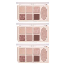 ETUDE House 玩轉色彩眼頰盤, 裸奶茶, 3個