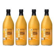 ANDREA MILANO 蘋果醋朝葵, 4個, 1L