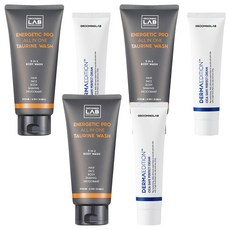 男士美容實驗室準備服兵役多合一牛磺酸沐浴露 300ml + Cica Cream 100ml, 3組