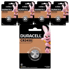 듀라셀 리튬 코인 건전지 CR2450, 1개입, 9개
