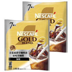 NESCAFE 雀巢咖啡 金牌濃縮咖啡 原味, 7個裝, 2個, 11g