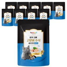 탐사 고양이 고메 주식 파우치, 참치, 85g, 10개