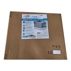 all for paws 清新系列 抽折式貓砂盆 Set, 經典灰, 1個, 49.6 x 38.8 x 40.7 cm