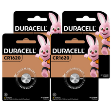 듀라셀 리튬 코인 건전지 CR1620, 1개입, 4개