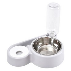 MrChuchu 寵物雲朵飲水碗, 1個, 灰色