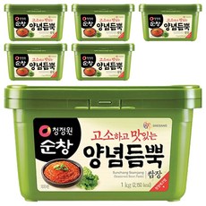 청정원순창 양념듬뿍 쌈장, 1kg, 6개