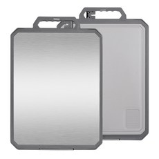 FLOOMING 316雙面抗菌不鏽鋼砧板, 1個, 混合顏色